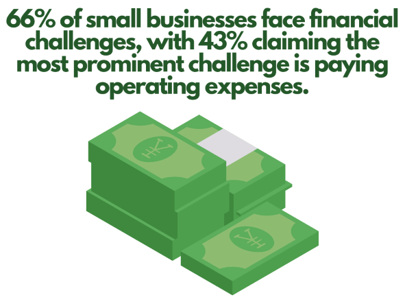 financial challenges with opening a business