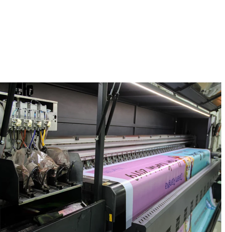 Print On Demand Business Name Ideas - a picture of large printer on progress on printing