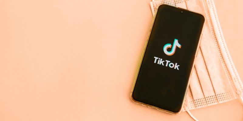 Tiktok on cellphone